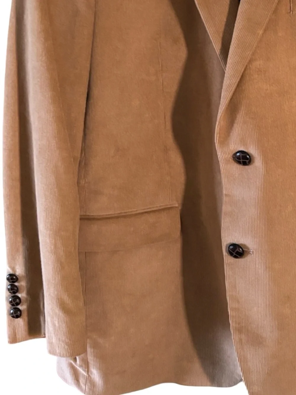 Lauren Ralph Lauren Camel Corduroy Sport Blazer Jacket Size 42R